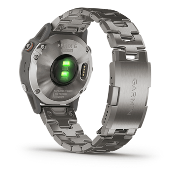 Garmin Fenix 6, Sapphire - Titanium with Vented Titanium Bracelet