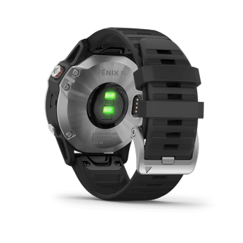 Garmin Fenix 6, Non-Sapphire - Silver with Black Sport Band