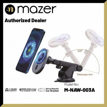 Giá đỡ sạc không dây trên ô tô Mazer Infinite.BOOST MagDrive Wireless 15W